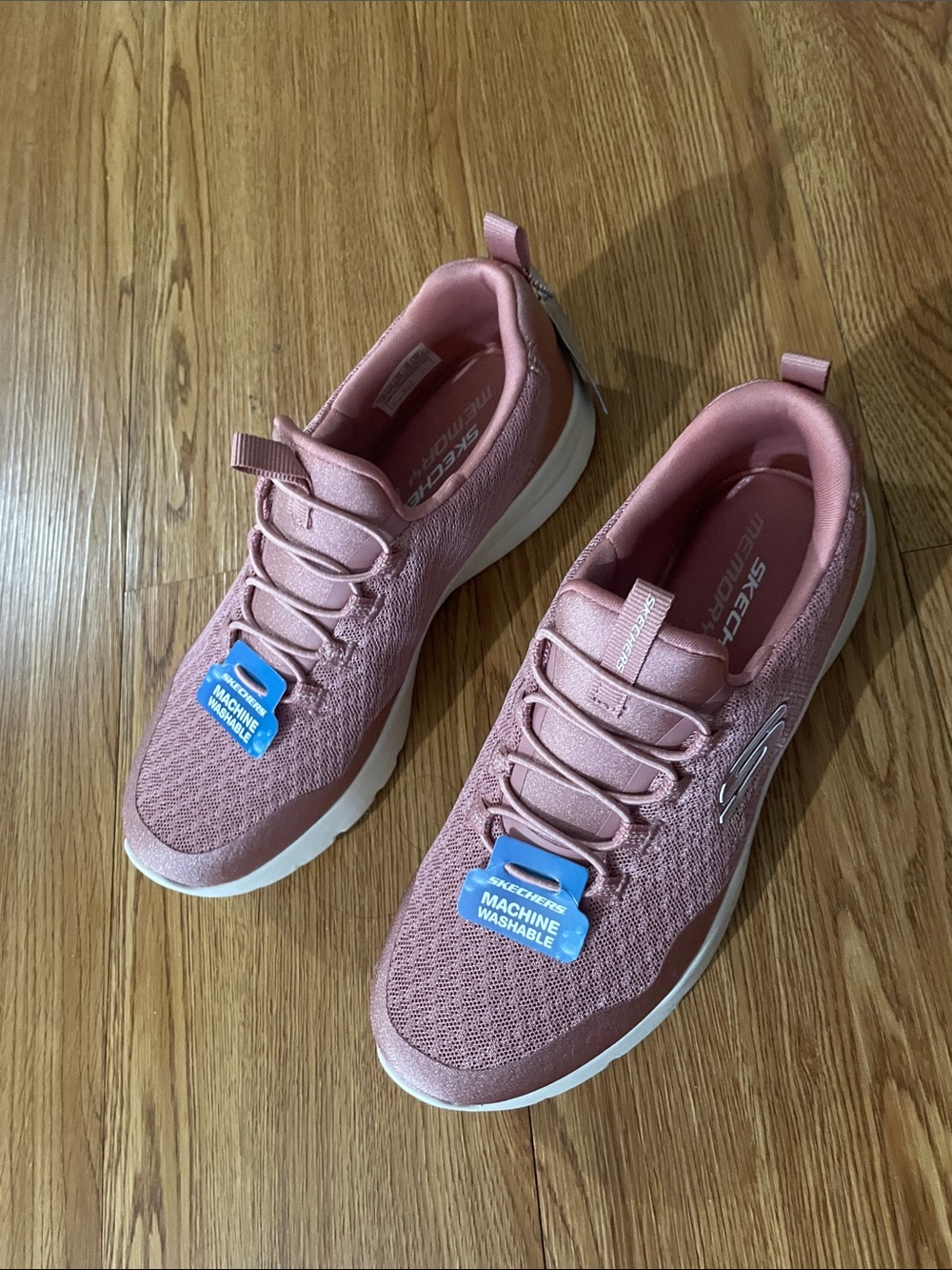 Skechers Women's Dusty Rose Slip-On Athletic Sneakers